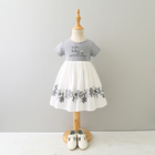 Summer Children'S Clothing Girls Summer Flower Embroidery Dress
