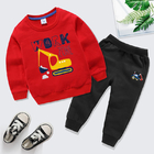 Sports Children'S Outfit Sets Casual Gold Velvet Two Piece
