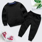 Children'S Outfit Sets Solid Color Sweater Sets Children'S Cotton Two Piece