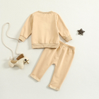 Boys And Girls Children'S Long Two Piece Set Sun Embroidered