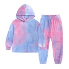 Jogging Spring Children'S Clothing Tie Dye Two Piece Jogger Set